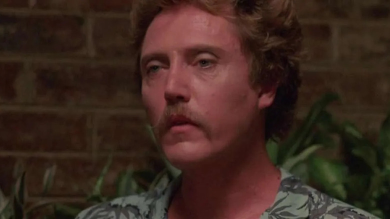 Christopher Walken with mustache