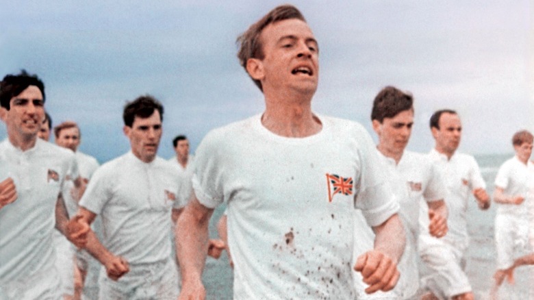 Men run on beach in Chariots of Fire