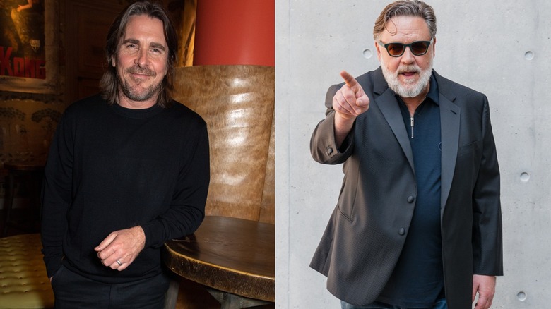 Christian Bale and Russell Crowe