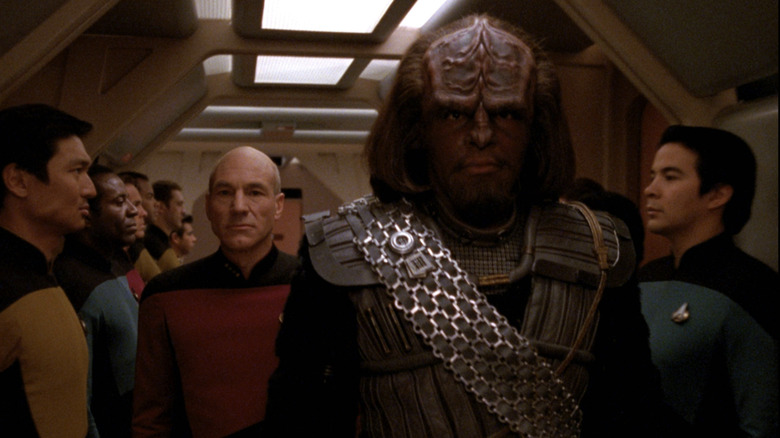 Star Trek The Next Generation Redemption Patrick Stewart Jean-Luc Picard Michael Dorn Worf