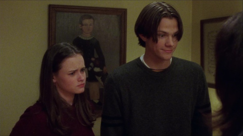 Alexis Bledel as Rory and Jared Padalecki as Dean in Gilmore Girls