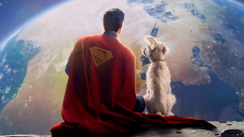 Superman promo image with Superman and Krypto