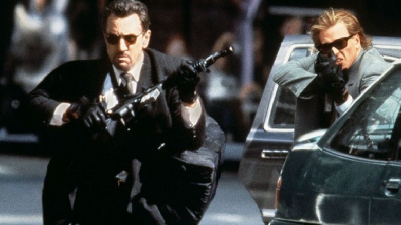 De Niro Kilmer heist guns heat