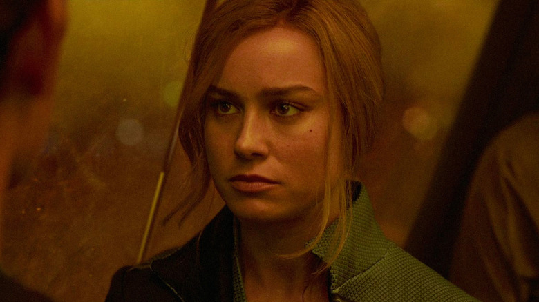 Brie Larson as Carol Danvers in Captain Marvel