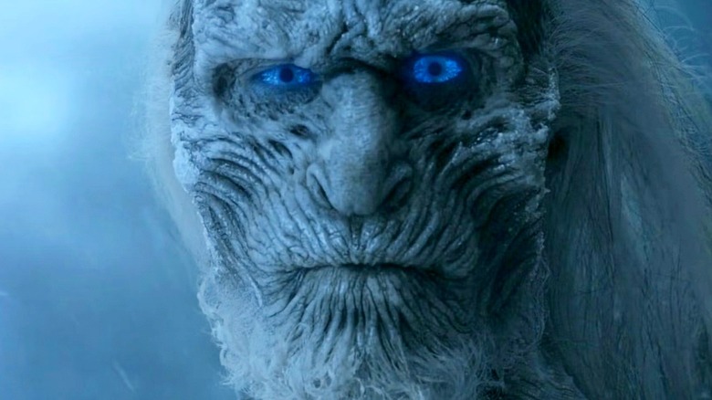 White Walker Game of Thrones season 2 finale close-up