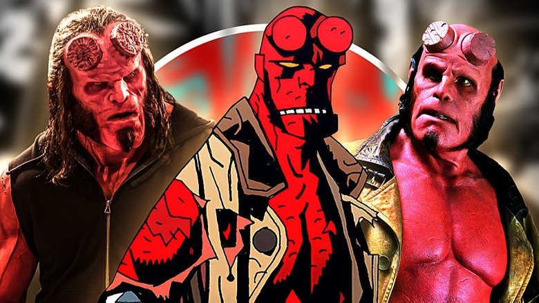 Hellboy comic Mike Mignola Ron Perlman David Harbour