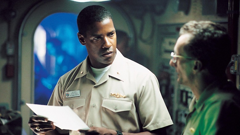 Denzel Washington as Ron Hunter in Crimson Tide