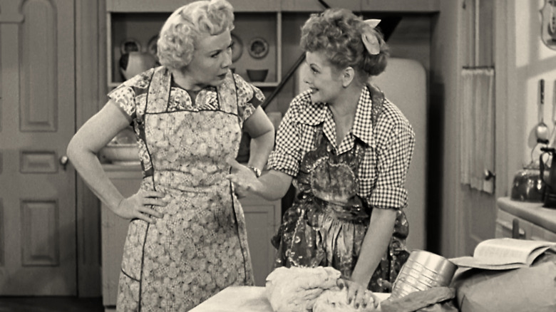 Vivian Vance and Lucille Ball on I Love Lucy