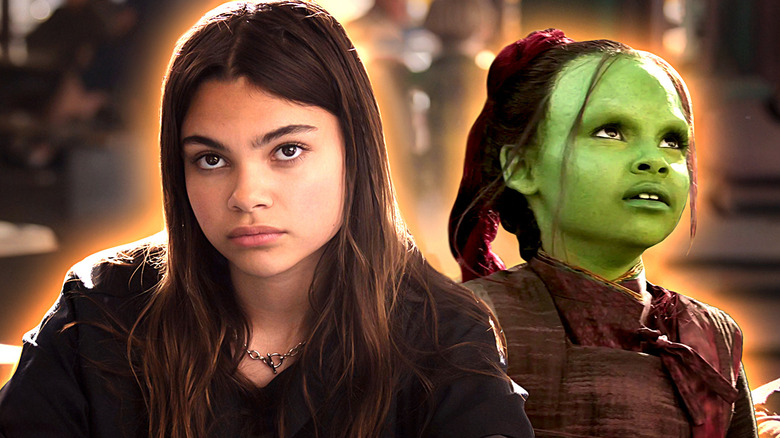 Sasha and Young Gamora