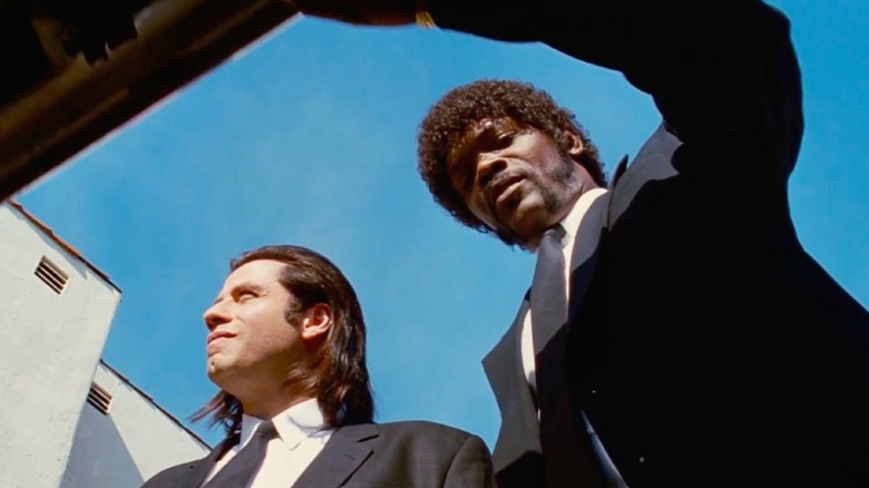 Vincent and Jules opening car trunk Pulp Fiction