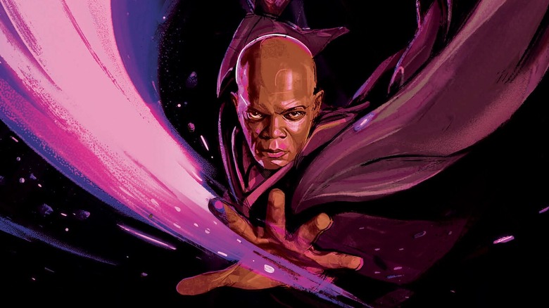 Mace Windu on the cover of The Glass Abyss