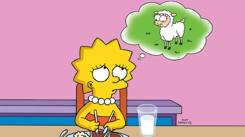 The Simpsons Lisa Simpson vegetarian