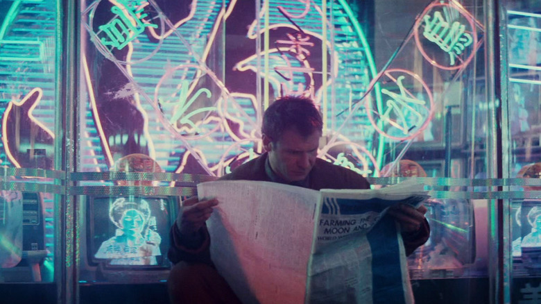 Harrison Ford in Blade Runner