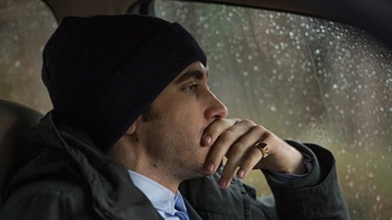 Jake Gyllenhaal thinks in car