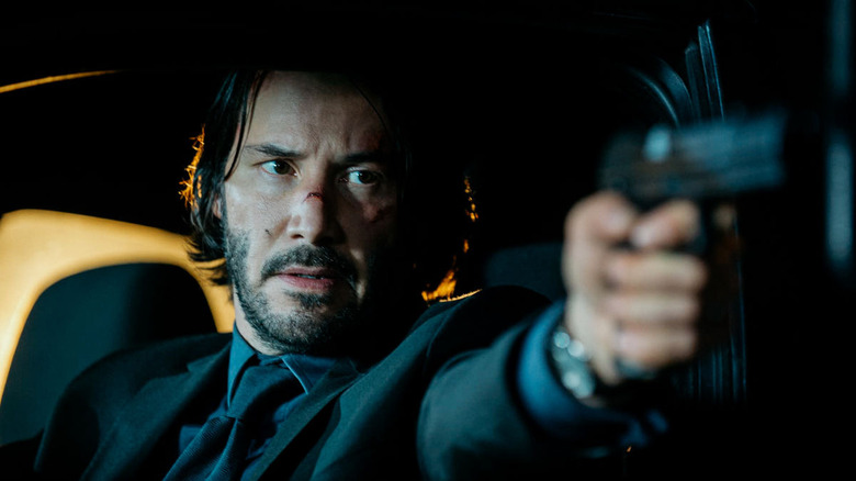 John Wick 2014 car gun