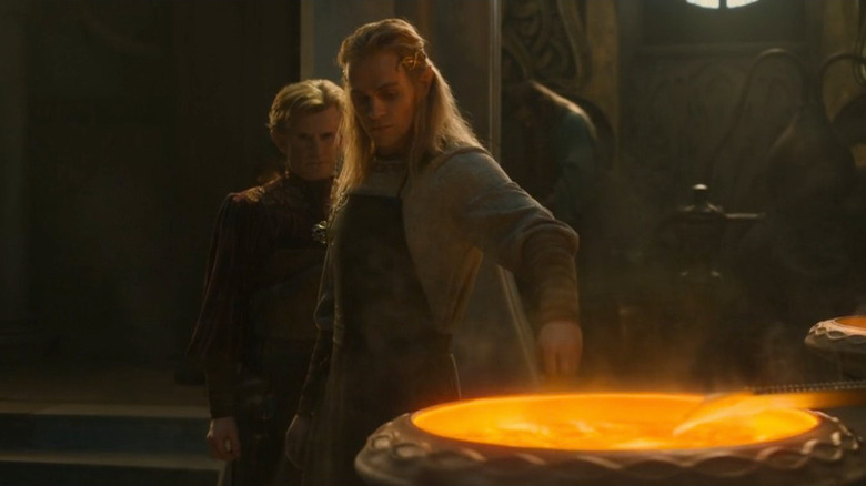 Sauron touches mithril