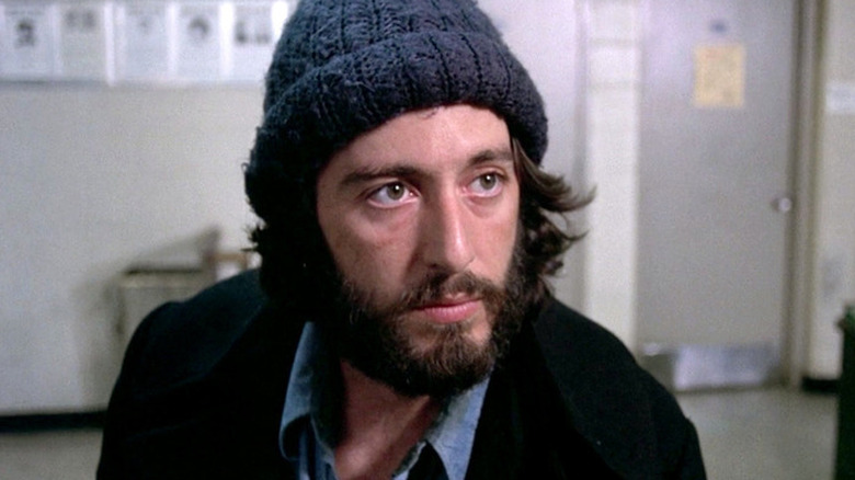 Al Pacino in beanie and beard Serpico