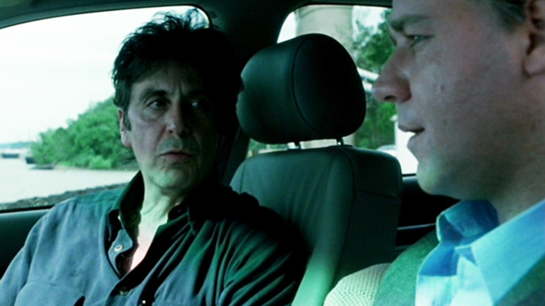 al pacino and russell crowe in car The Insider