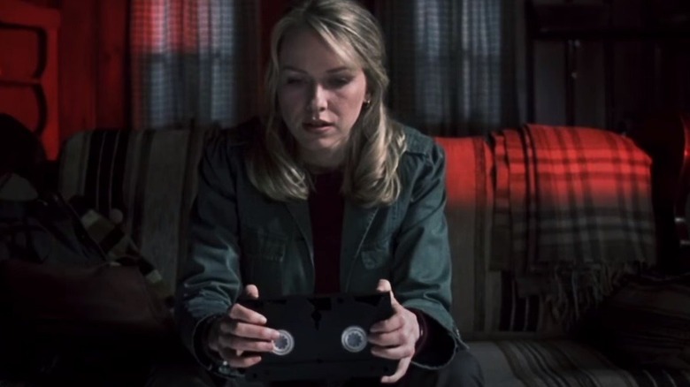 The Ring Naomi Watts sitting holding tape