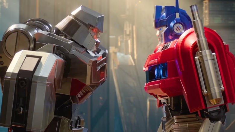 Transformers One Optimus Prime and Megatron