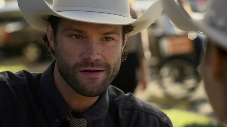 Jared Padalecki in a cowboy hat in Walker